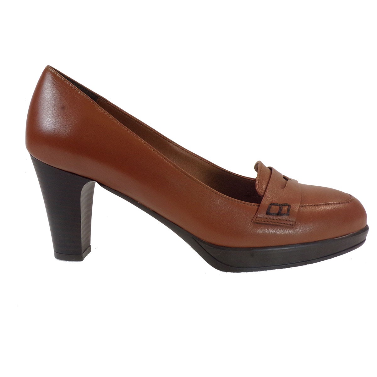 Katia Shoes (Anneto) Γυναικεία Παπούτσια Γόβες Κ42-5098 Ταμπά Δέρμα φωτογραφία