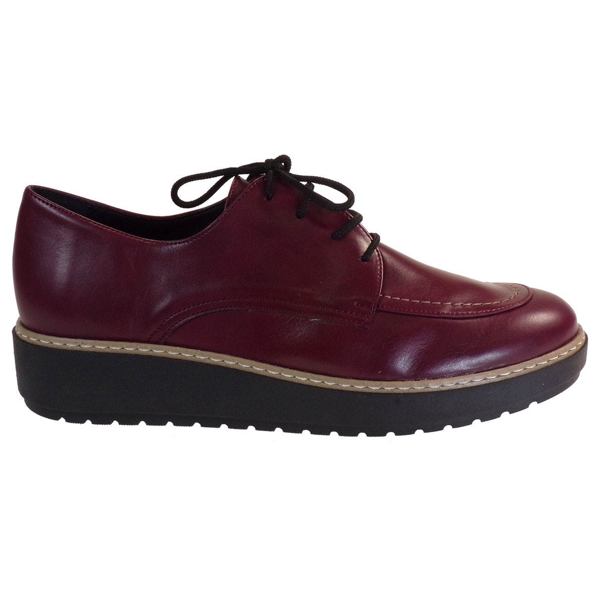 Katia Shoes Γυναικεία Παπούτσια Oxford 2-3 Μπορντώ φωτογραφία