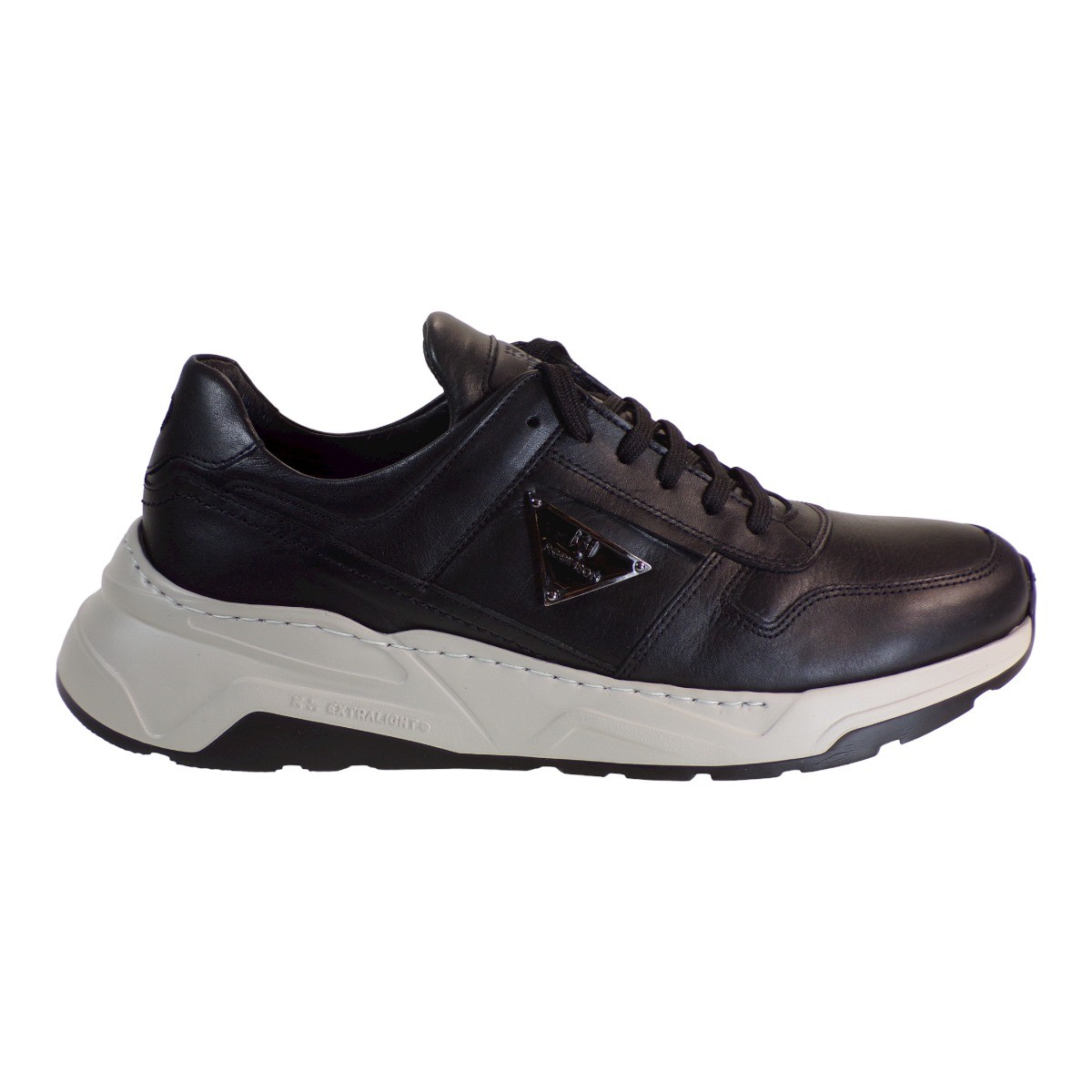 Robinson Ανδρικά Παπούτσια Sneakers 71301 Μαύρο Δέρμα φωτογραφία