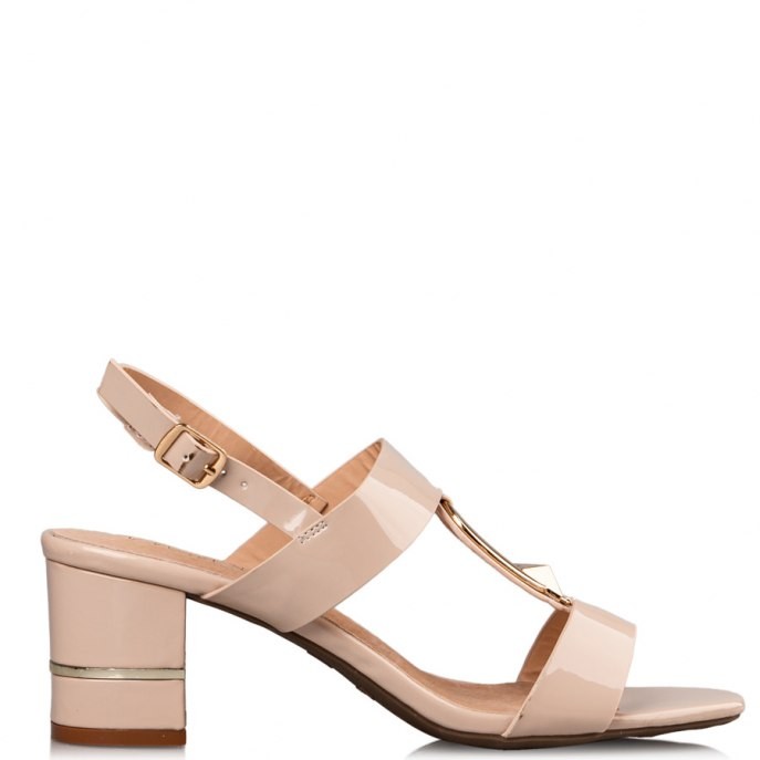 Envie Shoes Γυναικεία Παπούτσια Πέδιλα V64-17043-90 Nude φωτογραφία