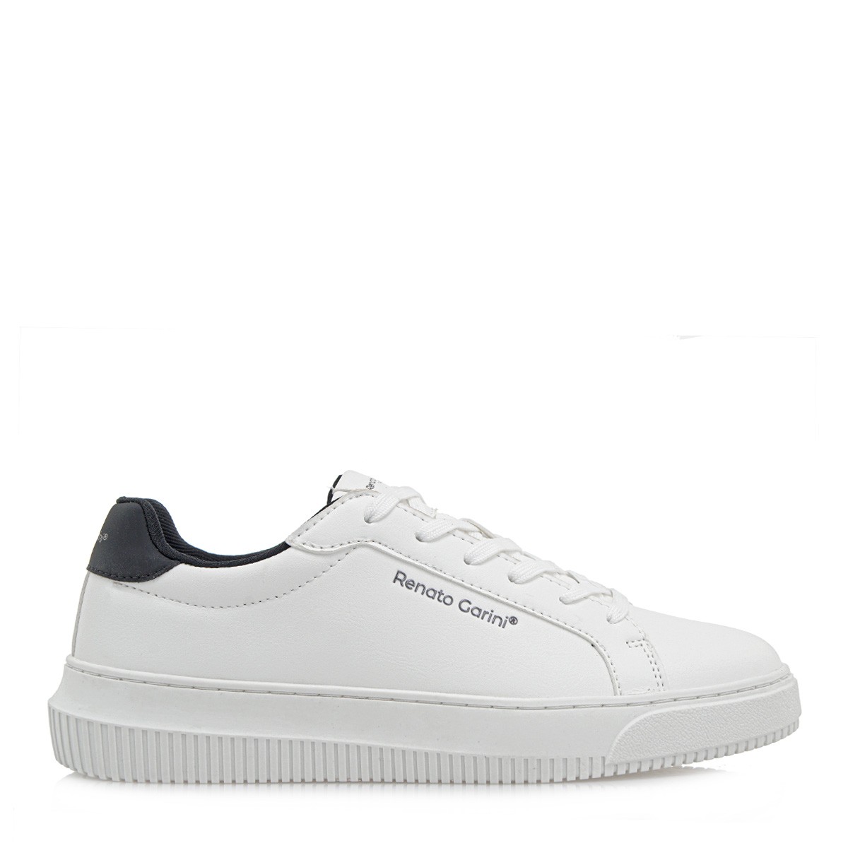 Renato Garini Ανδρικά παπούτσια Sneakers 65V-020 Λευκό Μαύρο R565V0202483 φωτογραφία