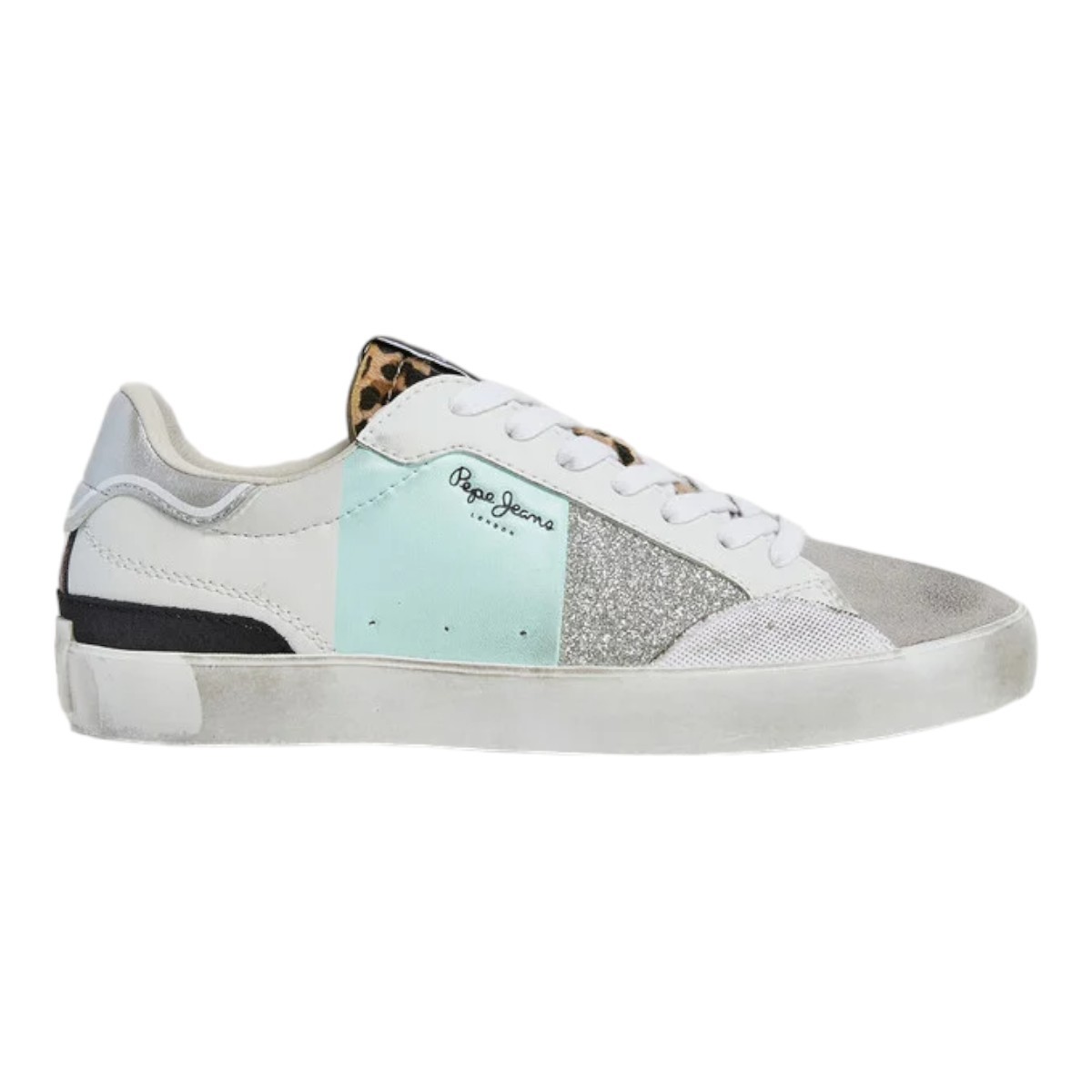 Pepe jeans LANE SHINE Sneakers Γυναικεία Παπούτσια PLS00010-508 Mπλέ-Λευκό φωτογραφία