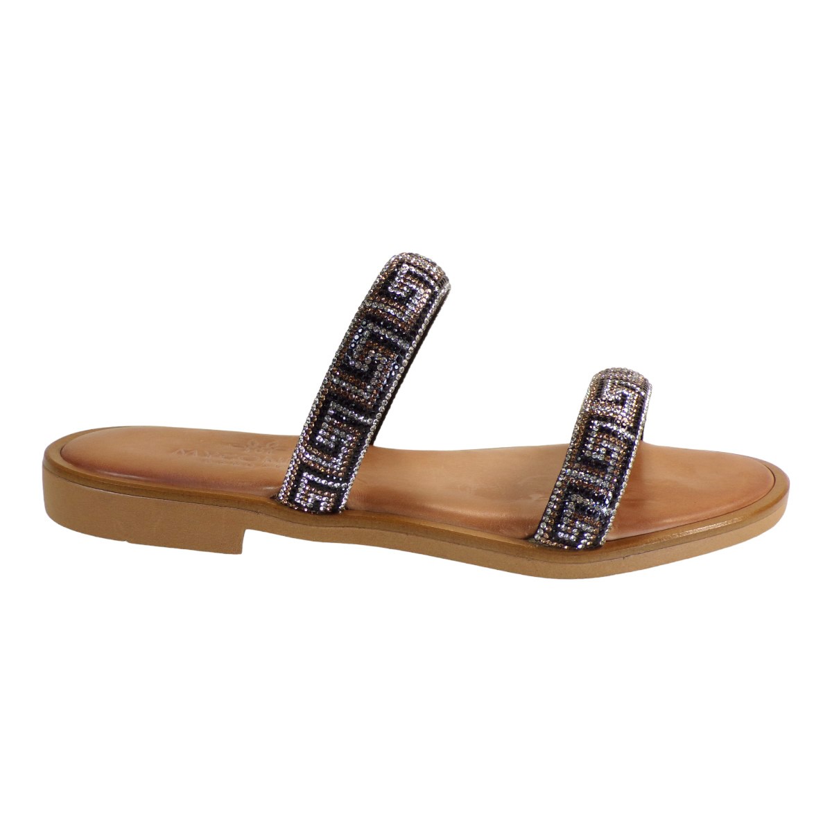 Myconian Greek Sandals Γυμαικεία Παπούτσια Πέδιλα 2161 Κάμελ φωτογραφία