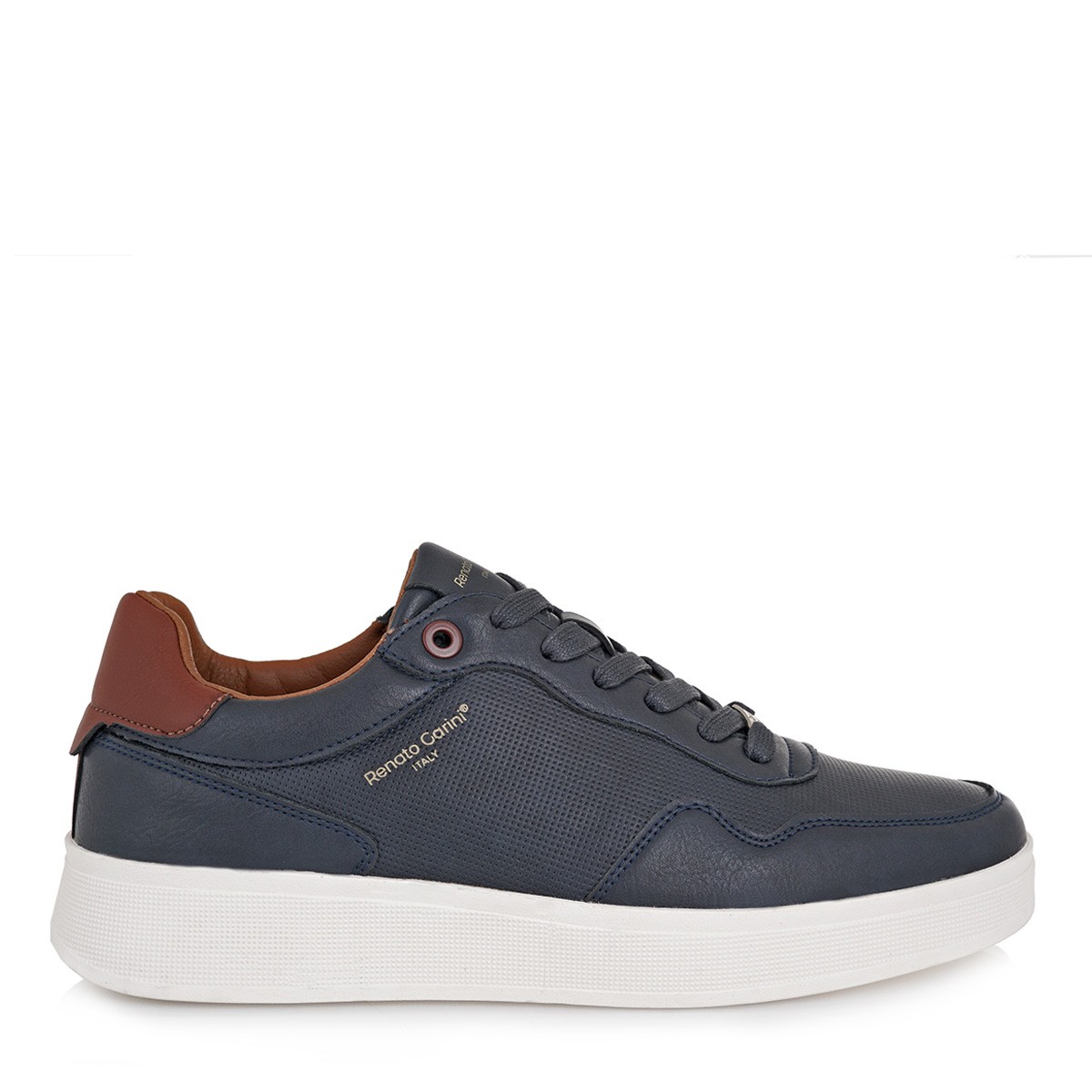 Renato Garini Ανδρικά παπούτσια Sneakers 700-814 Μπλέ-Ταμπά T5700814238F φωτογραφία